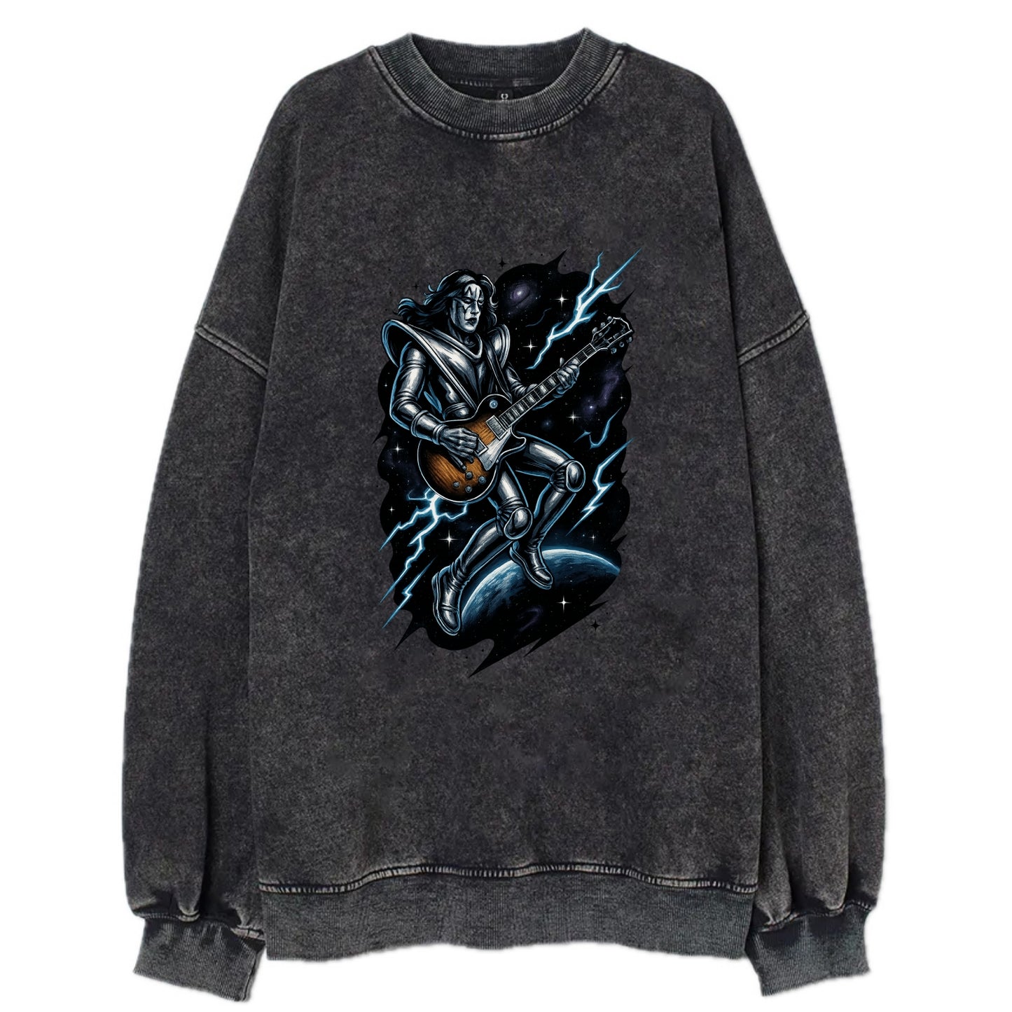 Ace in Zero Gravity - Vintage Sweatshirt - Black