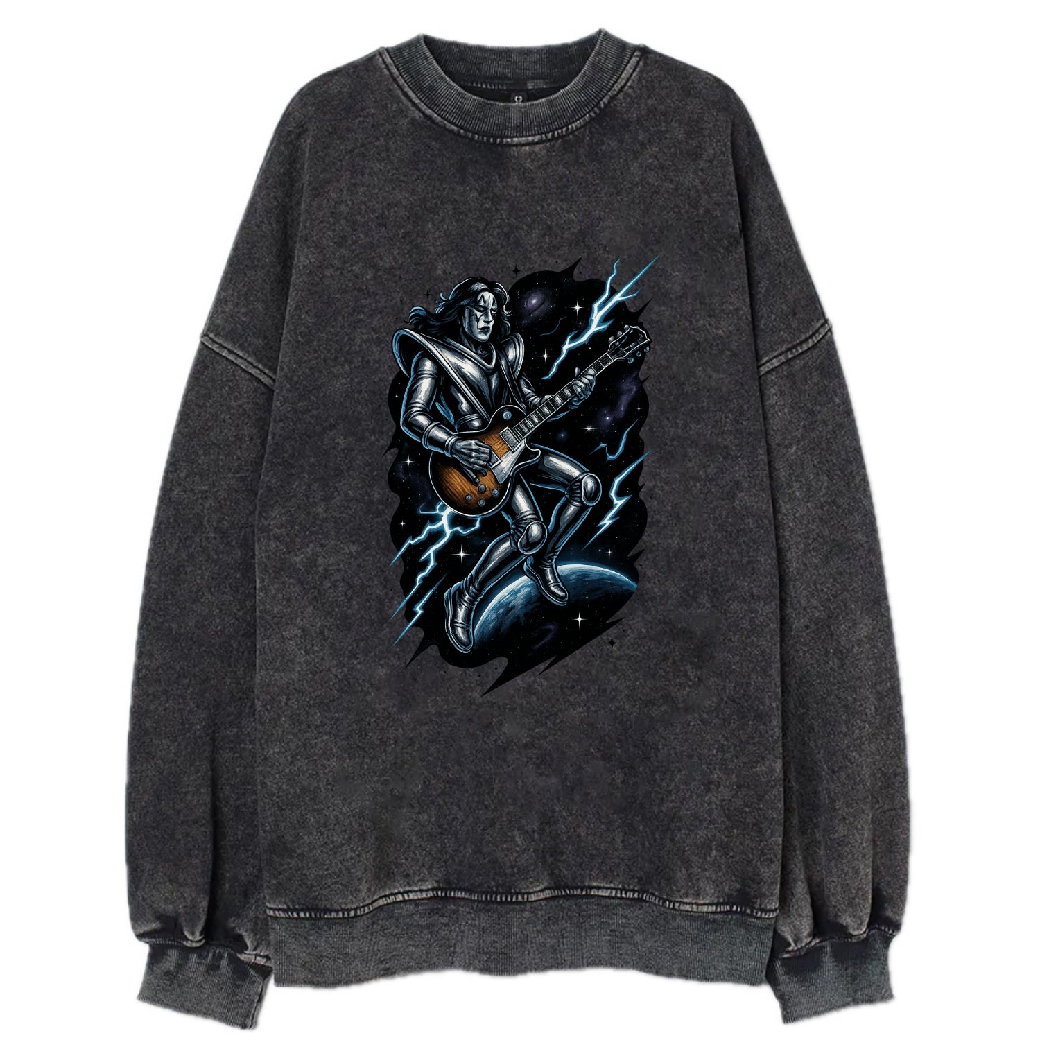 Ace in Zero Gravity - Vintage Sweatshirt - Black