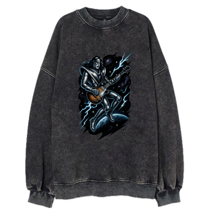 Ace in Zero Gravity - Vintage Sweatshirt - Black