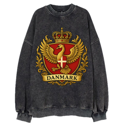 Denmark Heritage Badge  - Vintage Sweatshirt