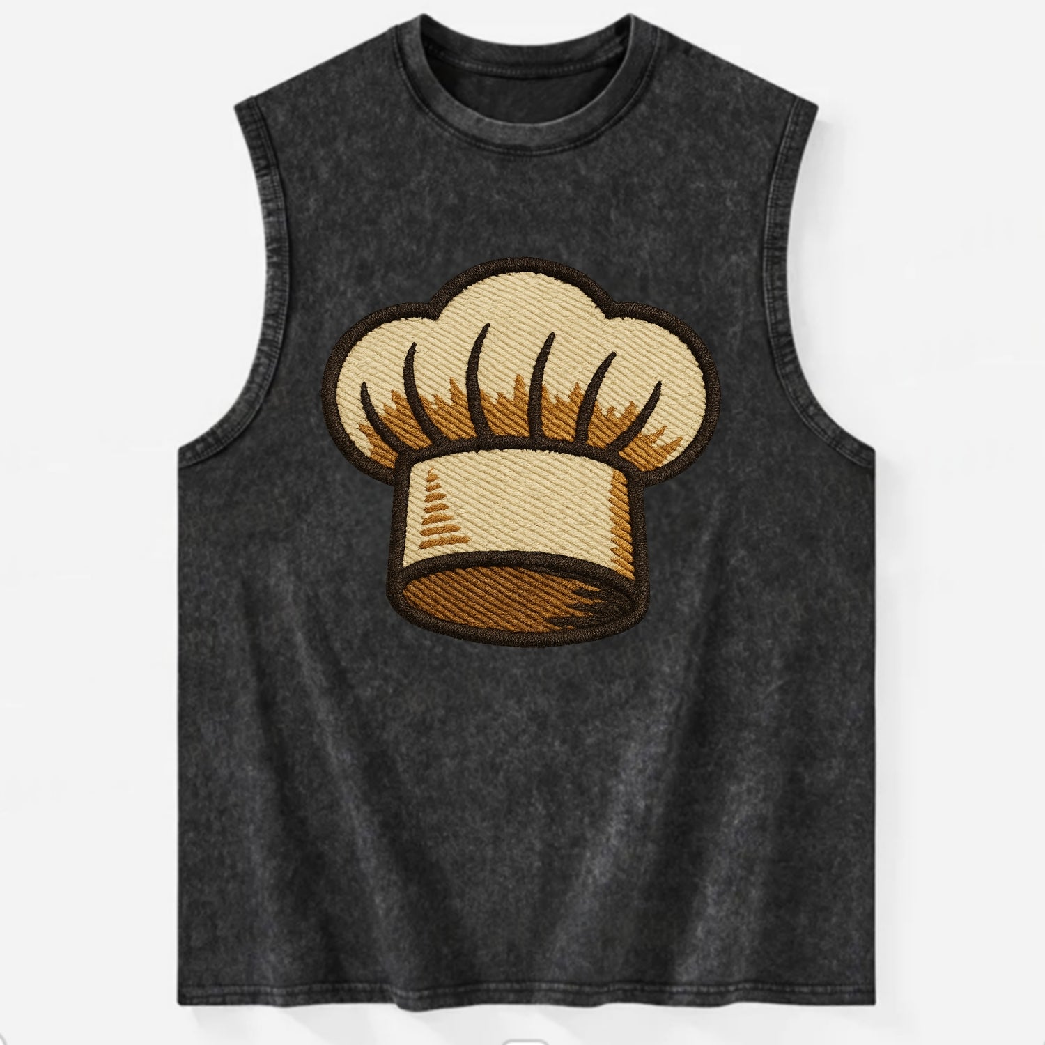Chef Hat  - Vintage Washed Tank - Black