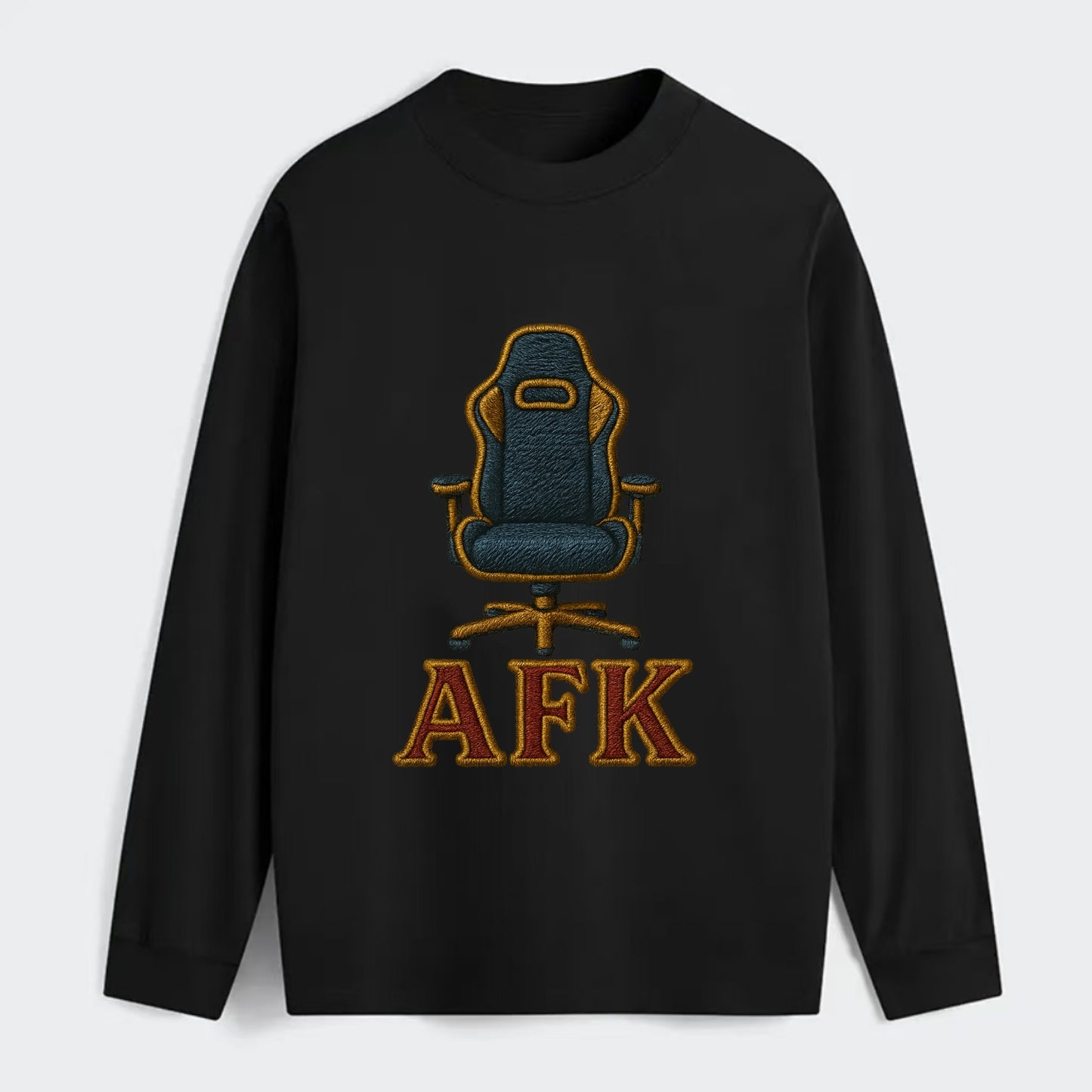 AFK   - Classic Long Sleeve Shirt - Black