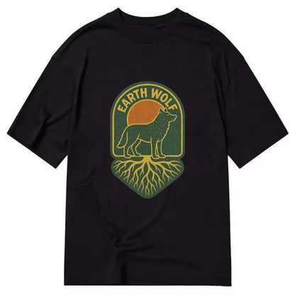 Earth Wolf Roots  - Classic T-shirt - Black