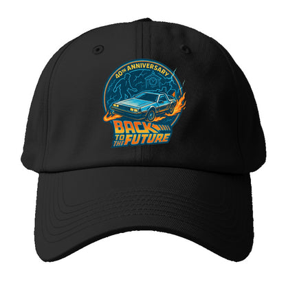 Back To The Future 40th Anniversary - Baseball Cap - Black