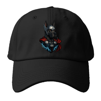 Great Dane Thor  - Baseball Cap For Big Heads - Black