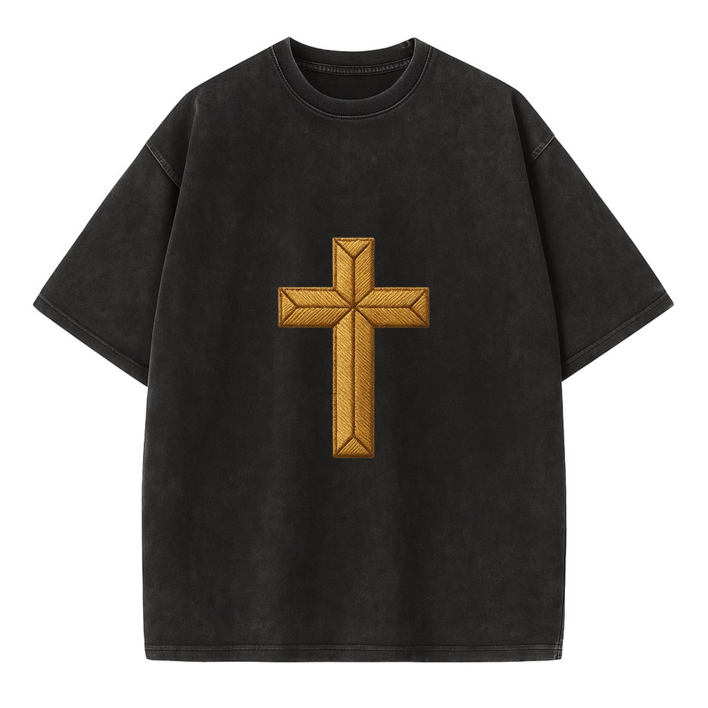 Rock Cross  - Vintage T-shirt - Black