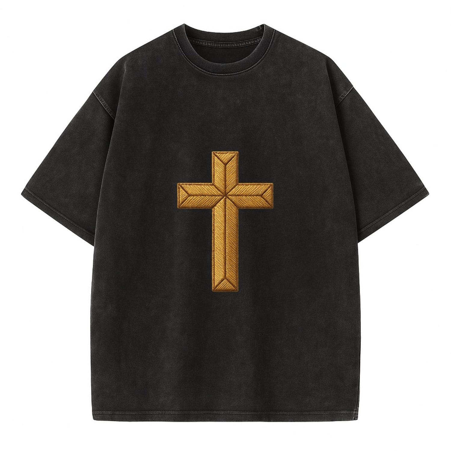 Rock Cross  - Vintage T-shirt - Black