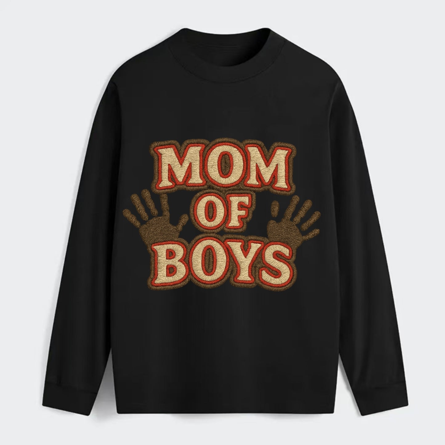 Mom Of Boys  - Classic Long Sleeve Shirt - Black