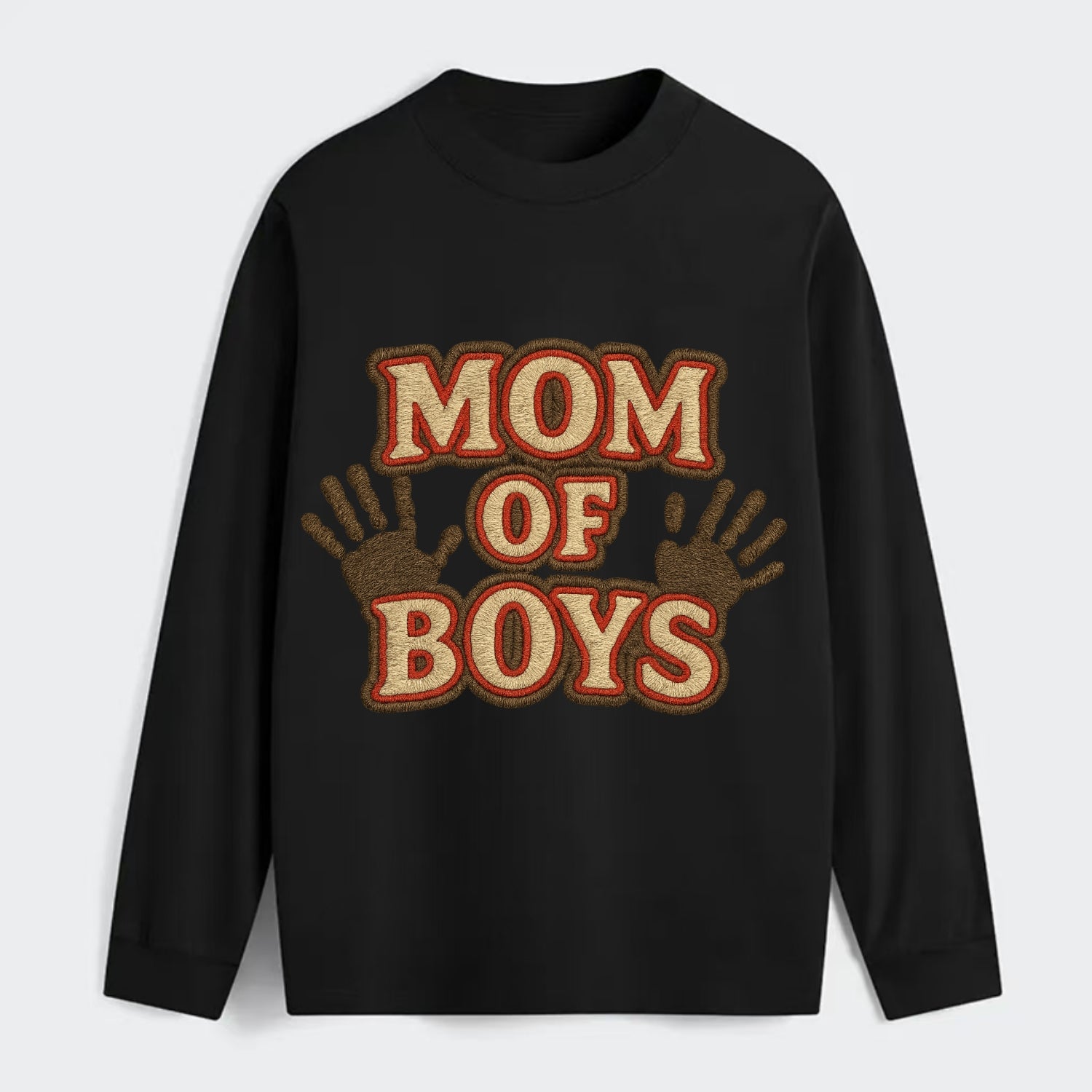 Mom Of Boys  - Classic Long Sleeve Shirt - Black