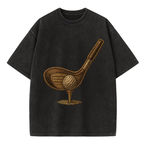 Golf Club and Ball  - Vintage T-shirt