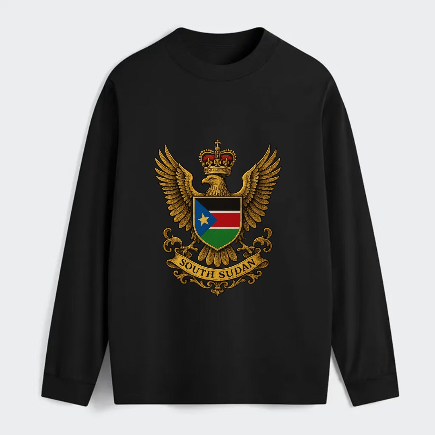South Sudan Royal Logo - Classic Long Sleeve Shirt - Black