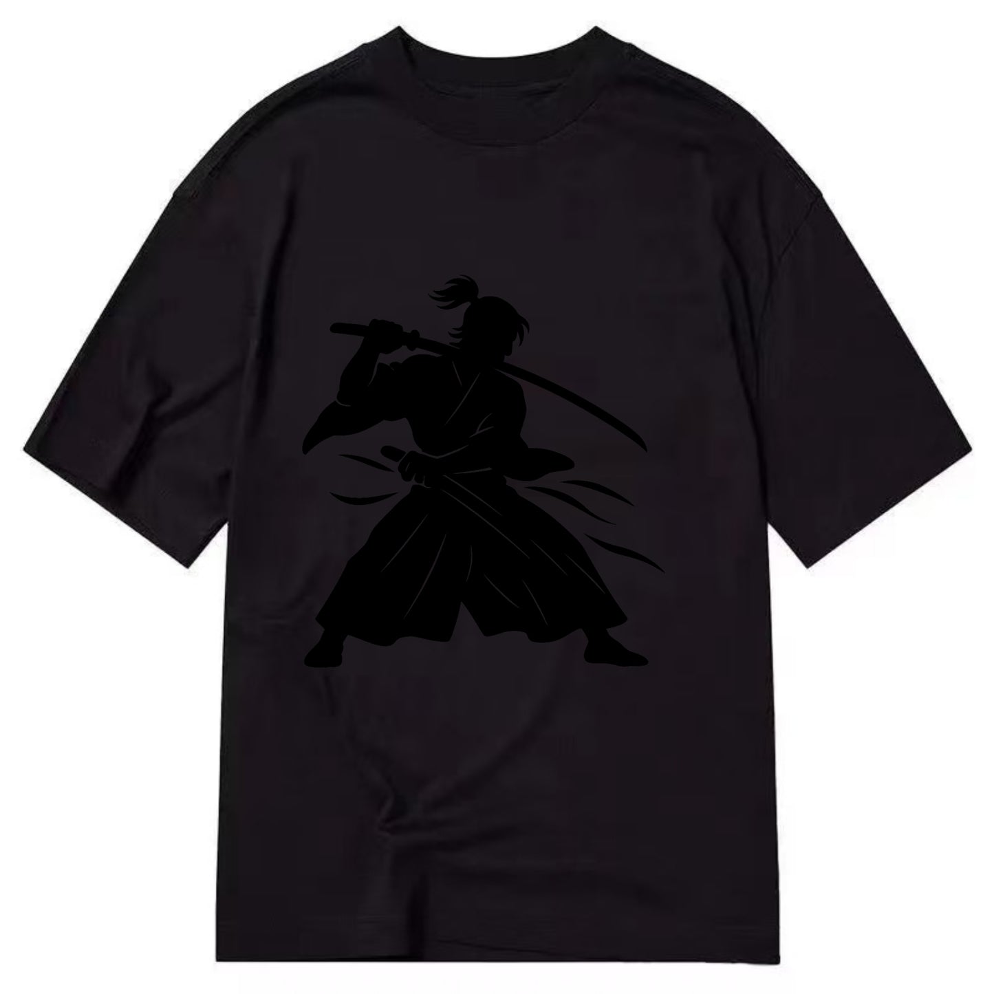 Japanese samurai sword draw - Classic T-shirt - Black