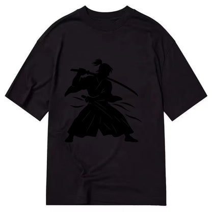 Japanese samurai sword draw - Classic T-shirt - Black