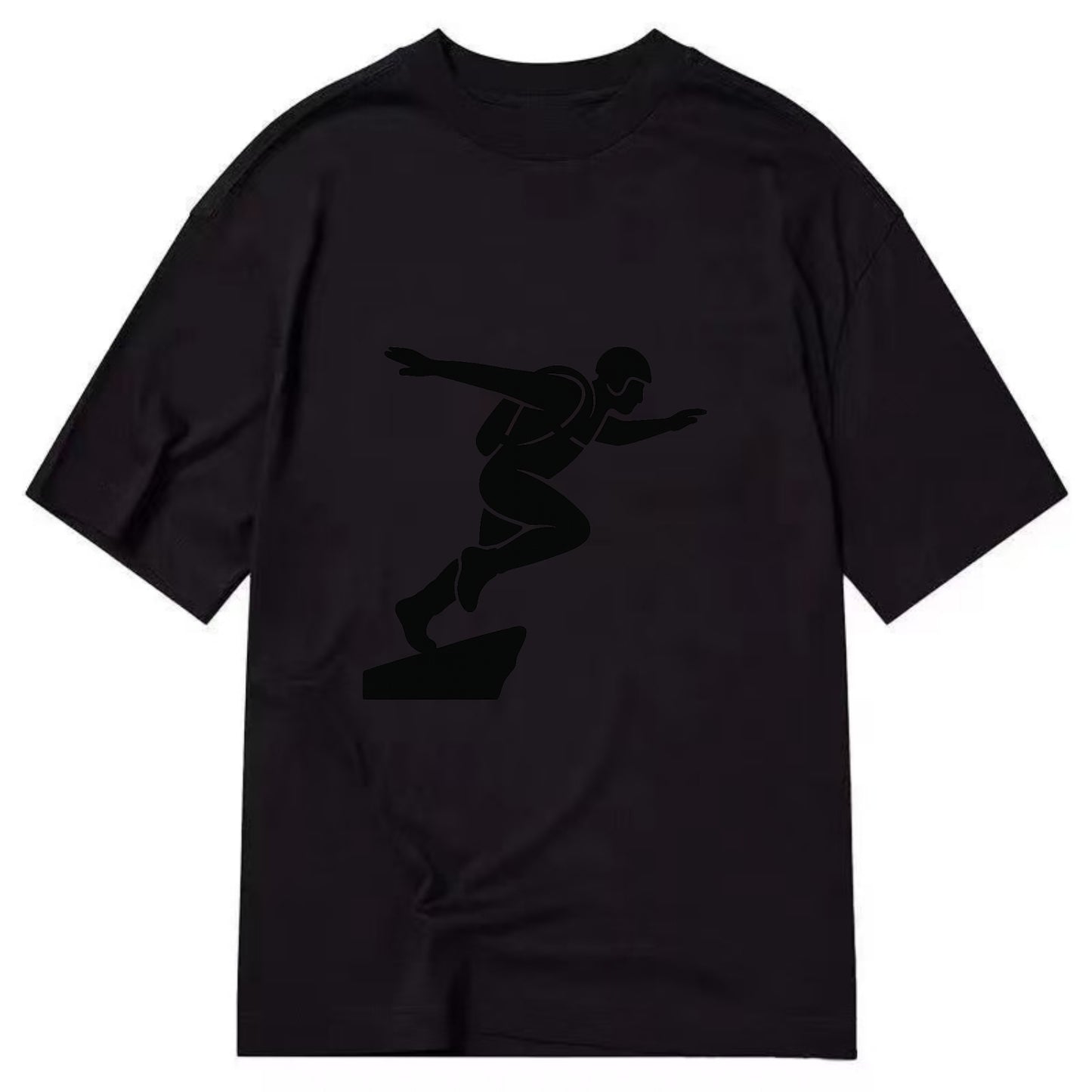 Base jumper launching off - Classic T-shirt - Black