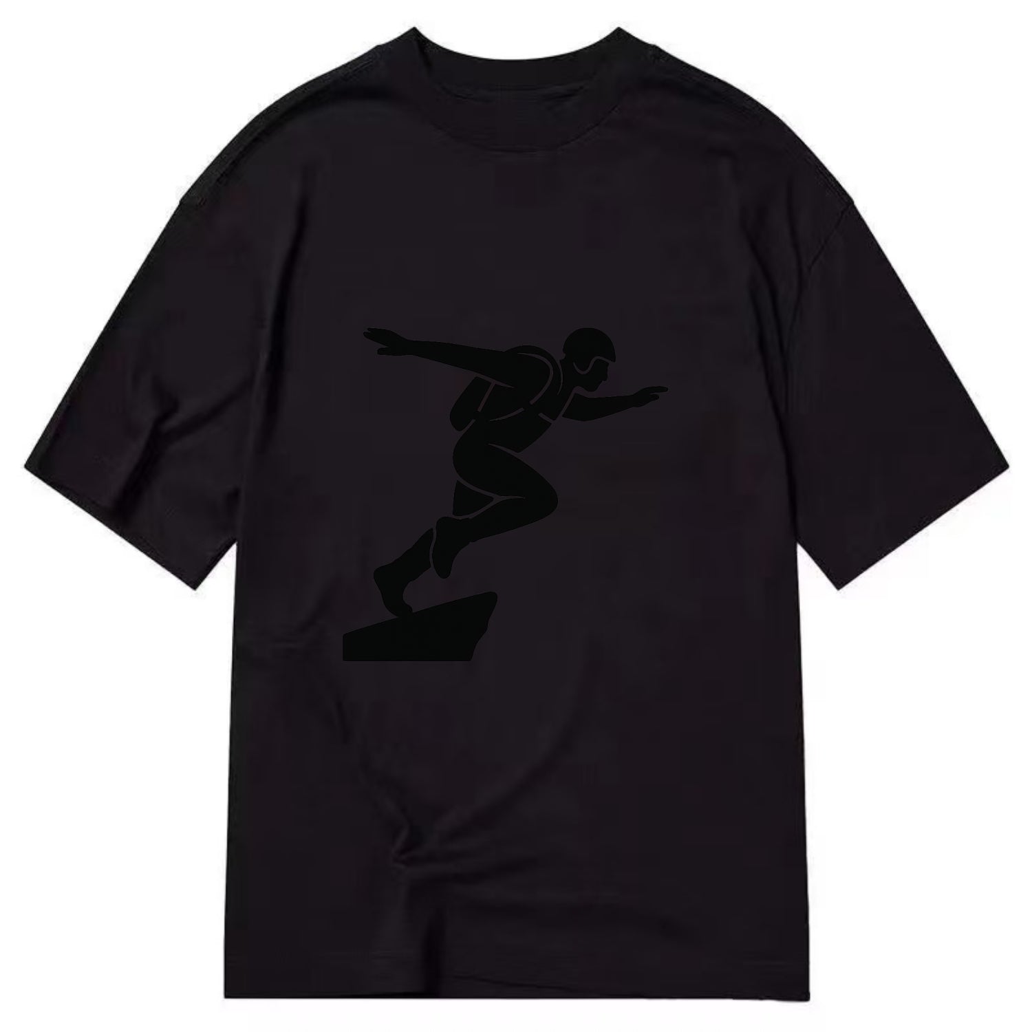 Base jumper launching off - Classic T-shirt - Black