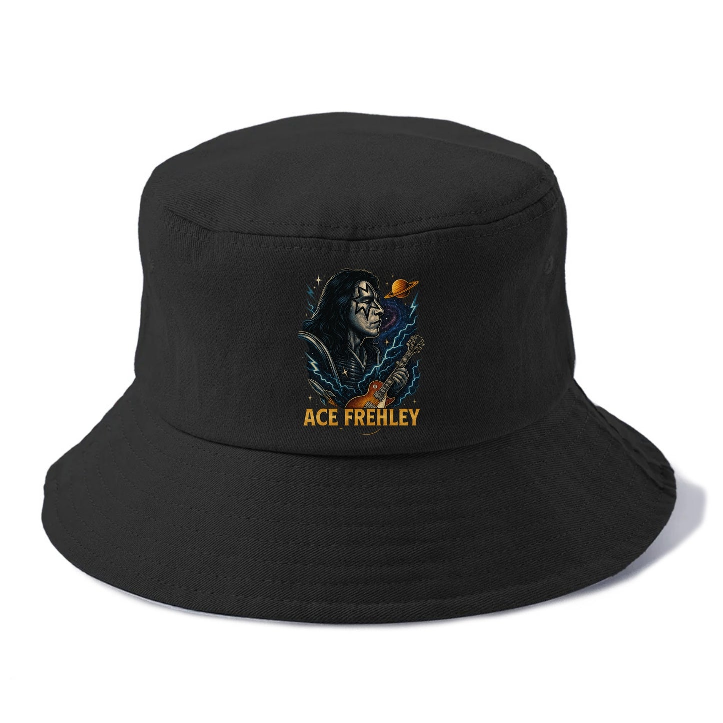 Icon Portrait - Bucket Hat - Black
