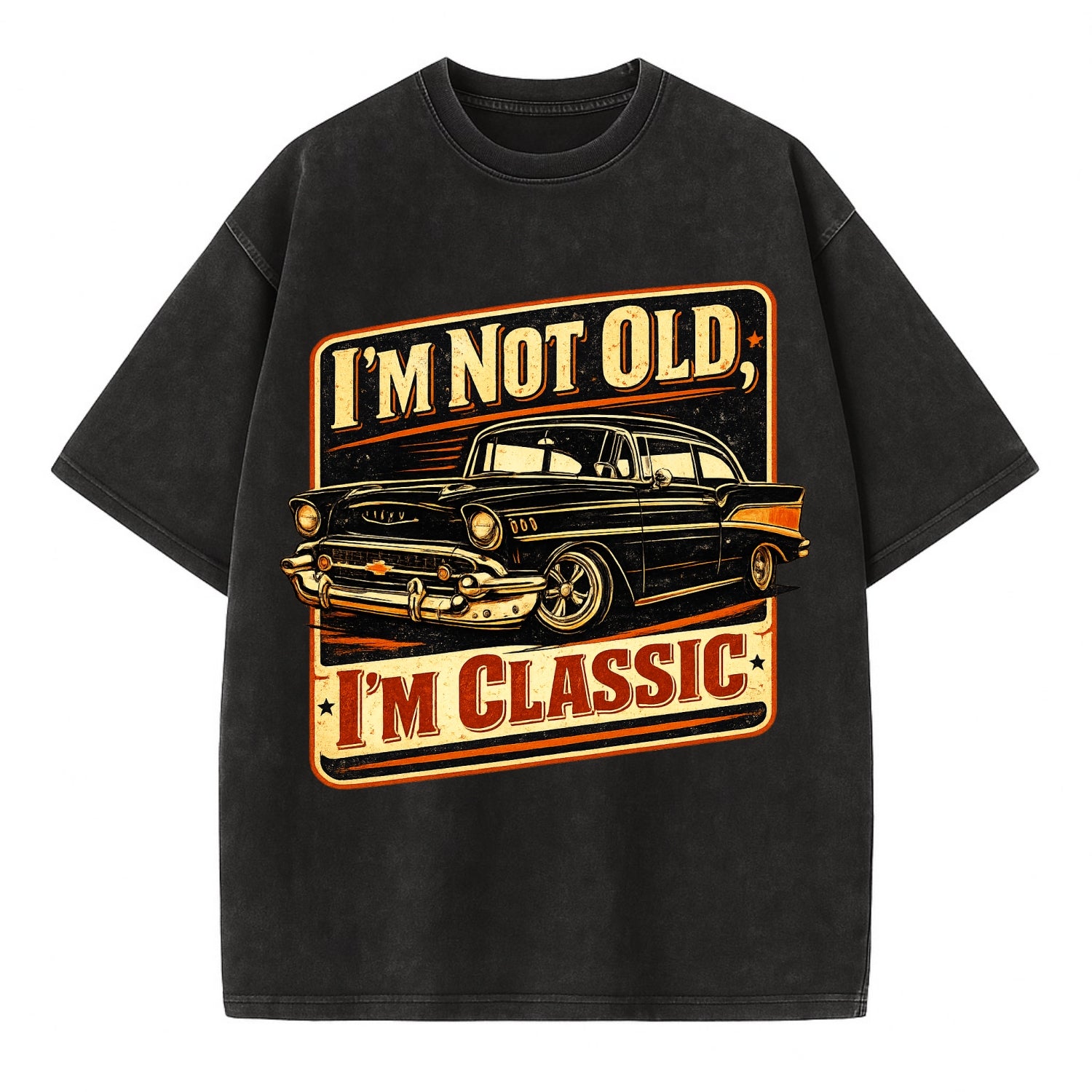 I'm Not Old I'm Classic - Vintage T-shirt - Black