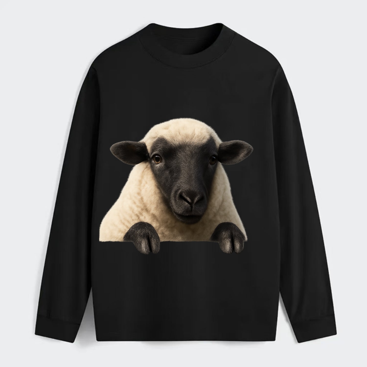 Sheep  - Classic Long Sleeve Shirt - Black