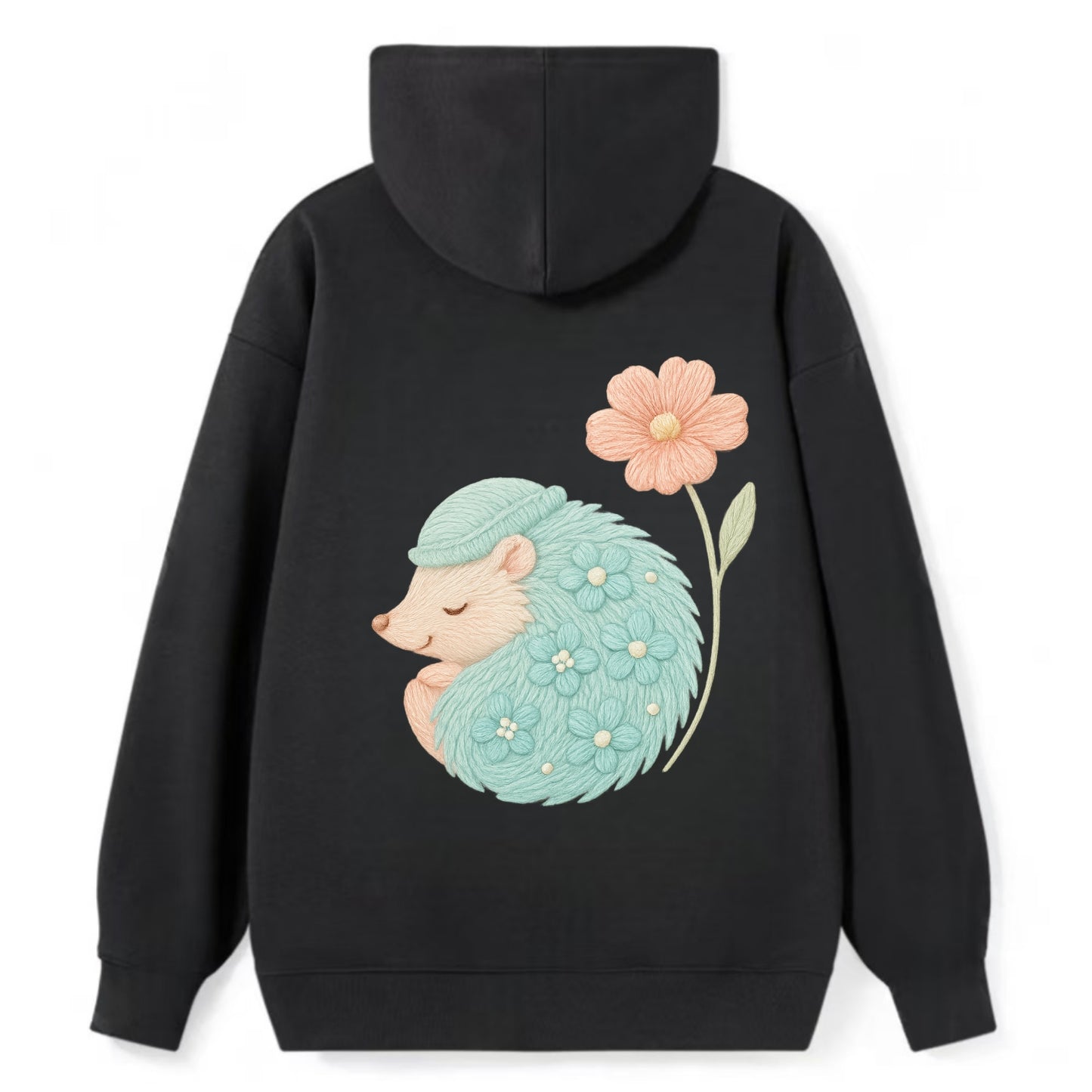Aqua Hedgehog - Classic Pullover Hoodie - Black