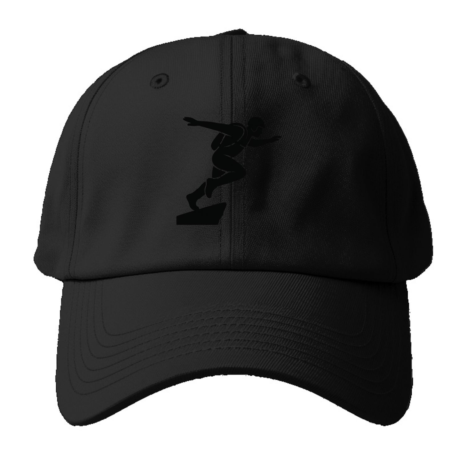 Base jumper launching off - Baseball Cap For Big Heads - Black