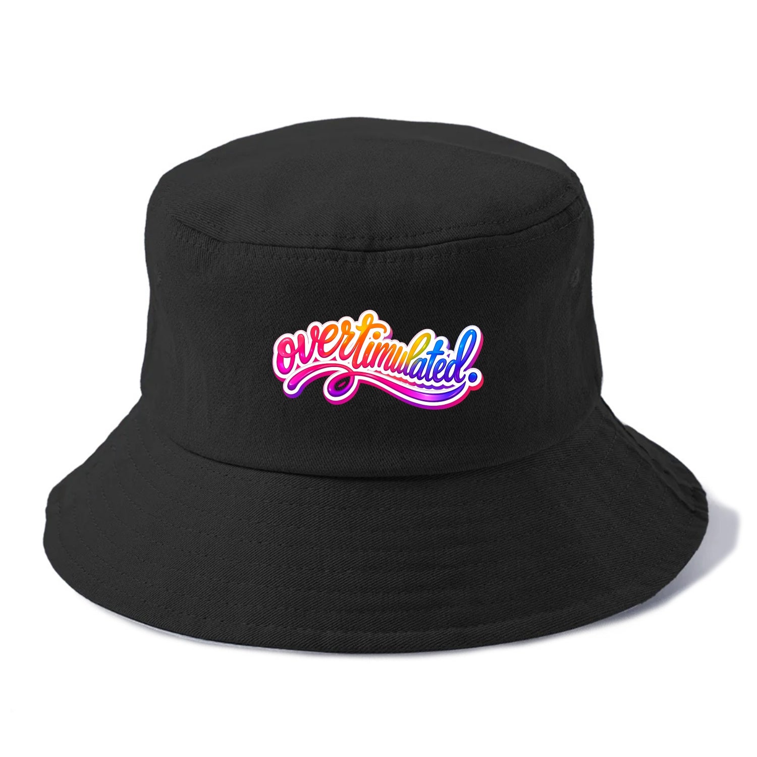 Overstimulated - Bucket Hat - Black