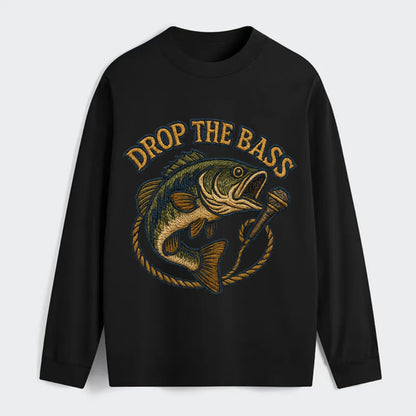 Drop The Bass  - Classic Long Sleeve Shirt - Black