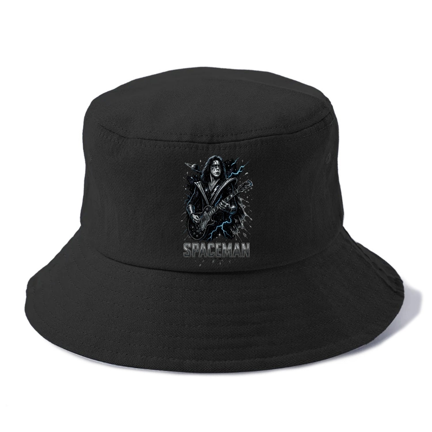 Silver Splash - Bucket Hat - Black