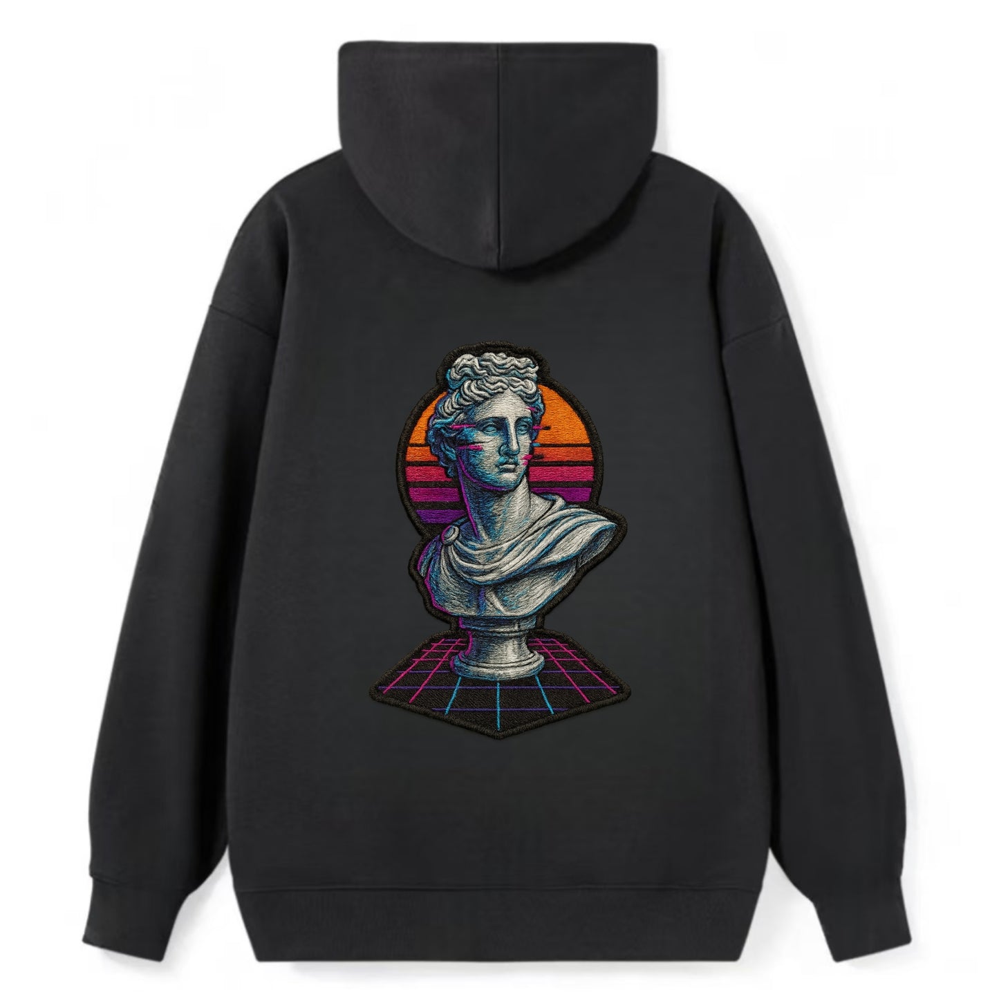 Greek Statue - Classic Pullover Hoodie - Black