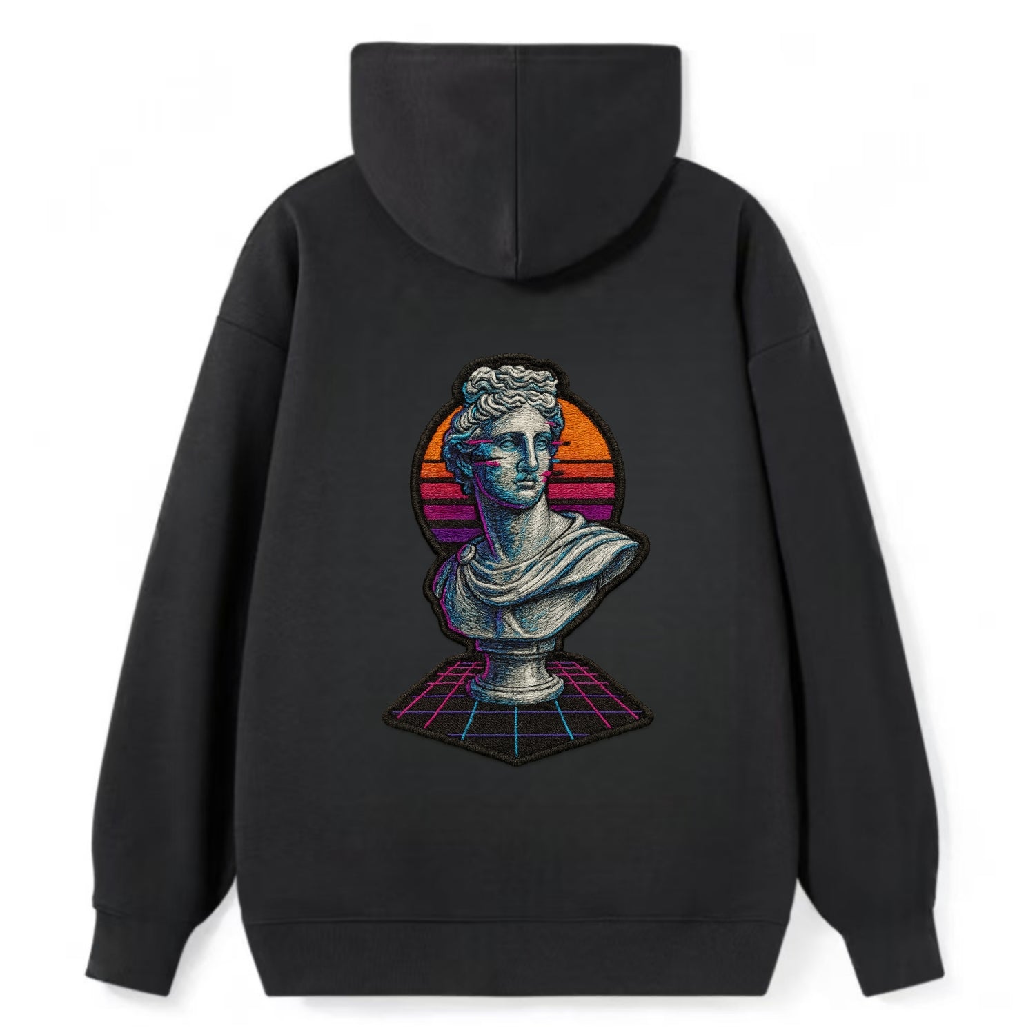 Greek Statue - Classic Pullover Hoodie - Black