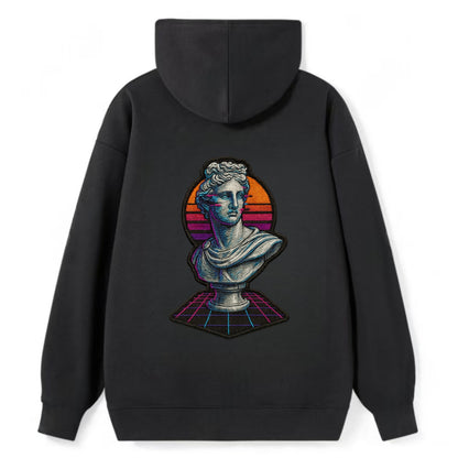 Greek Statue - Classic Pullover Hoodie - Black