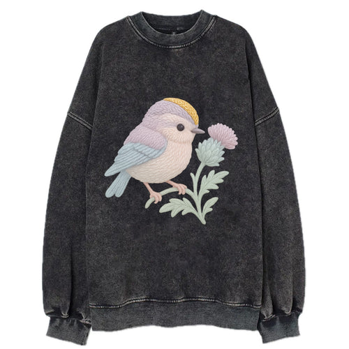 Firecrest Thistle Crown - Vintage Sweatshirt