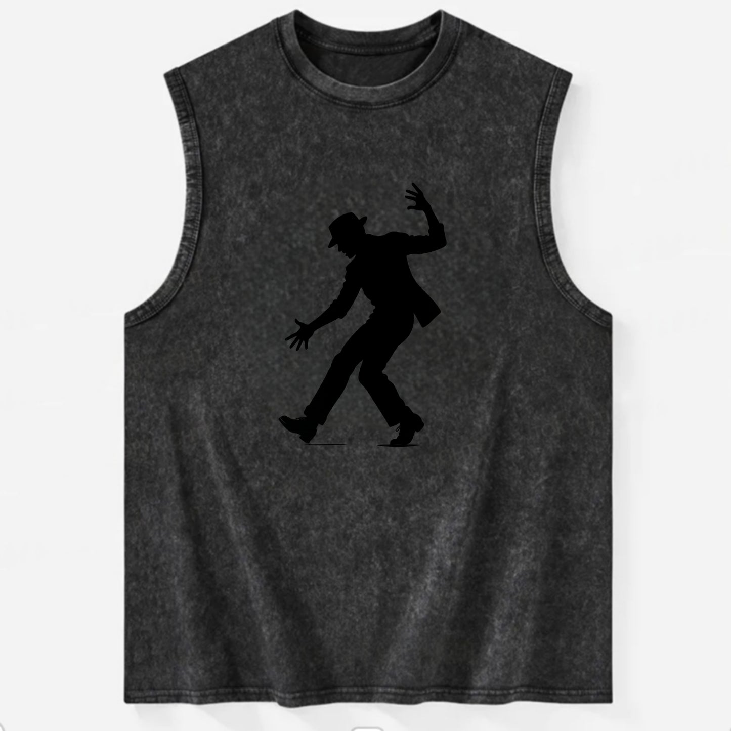 Tap dancer dramatic step - Vintage Washed Tank - Black
