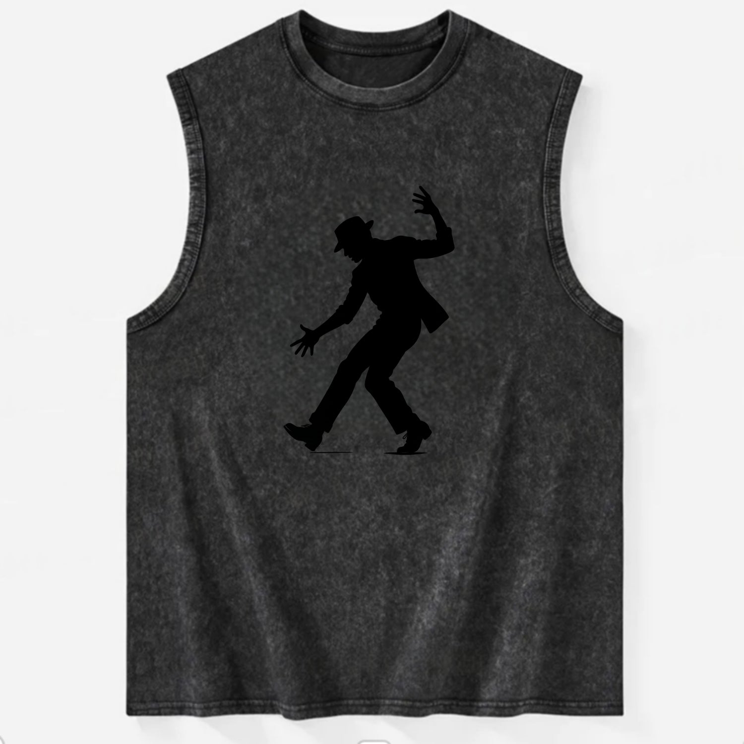 Tap dancer dramatic step - Vintage Washed Tank - Black