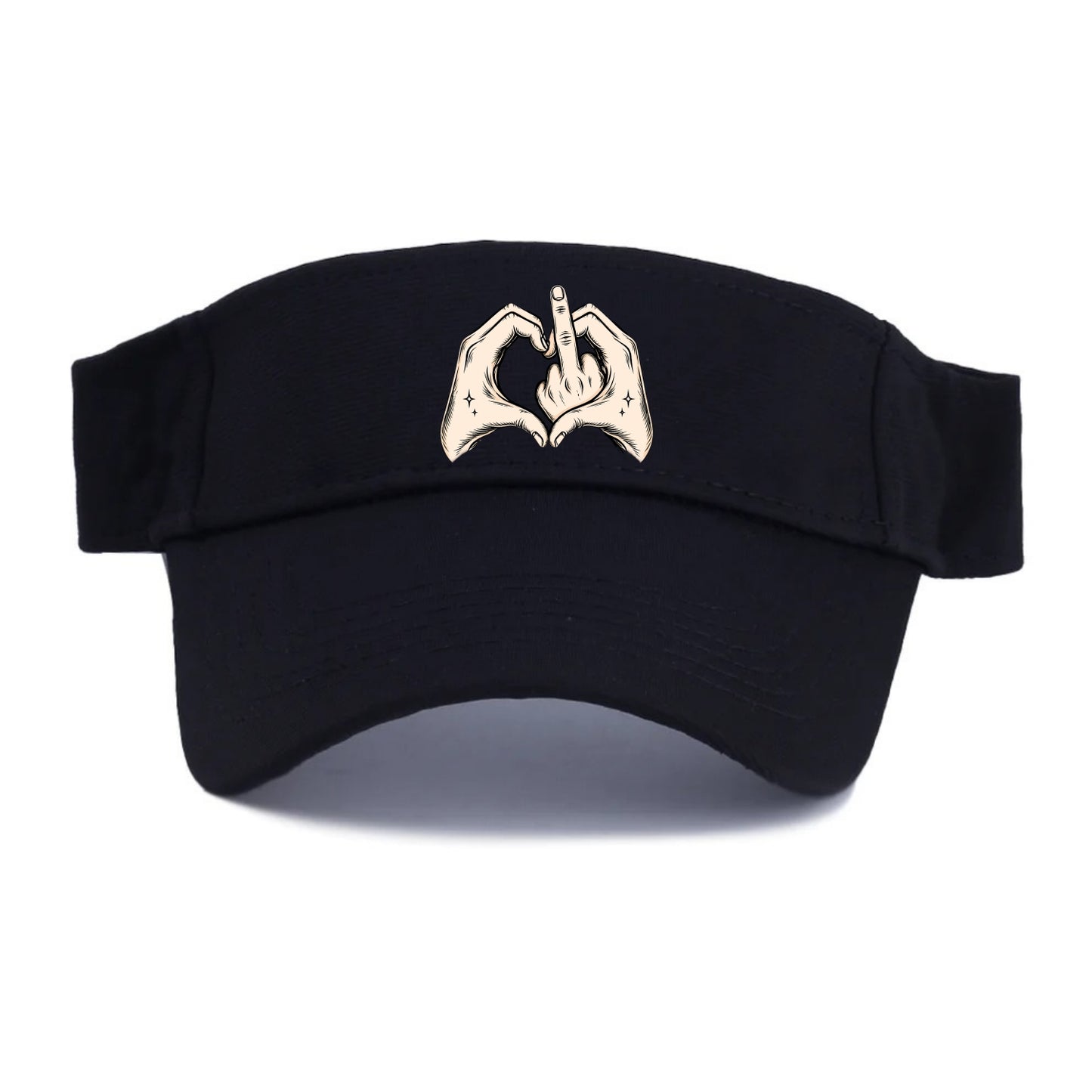 Love You Symbol - Visor - Black
