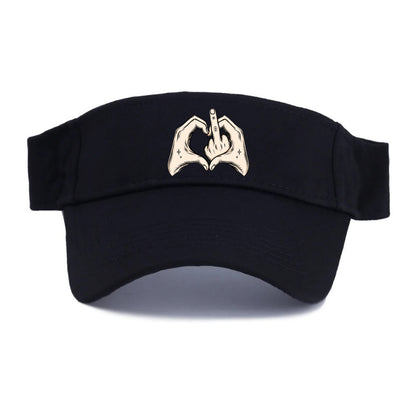 Love You Symbol - Visor - Black