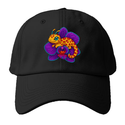 Leopard Orchid - Baseball Cap For Big Heads - Black