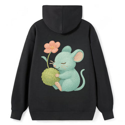 Mint Mouse - Classic Pullover Hoodie - Black