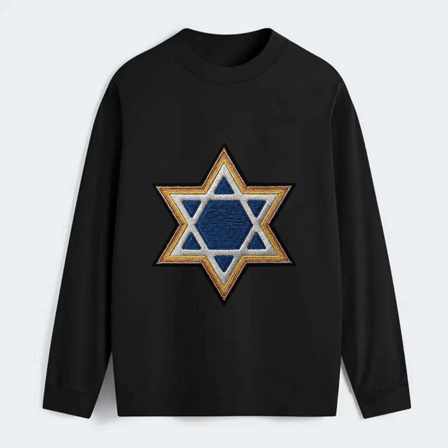 Star of David - Classic Long Sleeve Shirt - Black