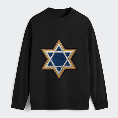 Star of David - Classic Long Sleeve Shirt - Black