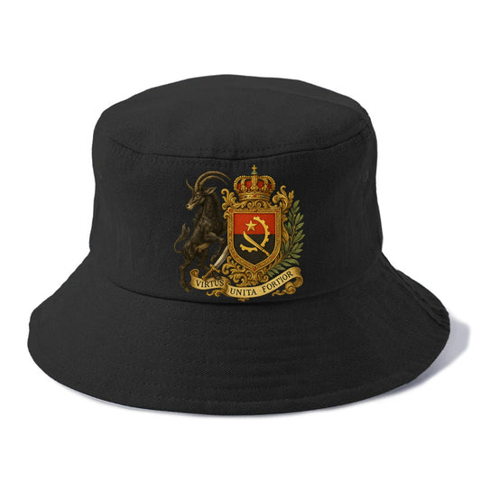 Angola Giant Sable Emblem  - Bucket Hat - Black