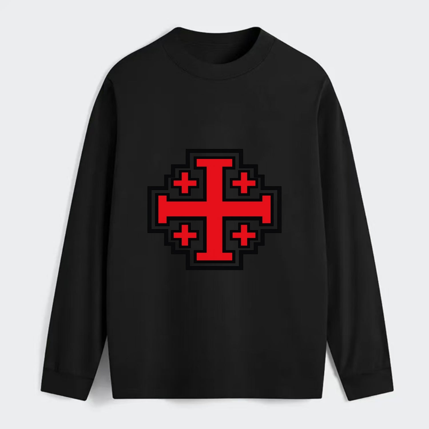 Heritage of Faith - Classic Long Sleeve Shirt - Black