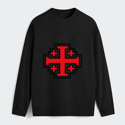 Heritage of Faith - Classic Long Sleeve Shirt - Black