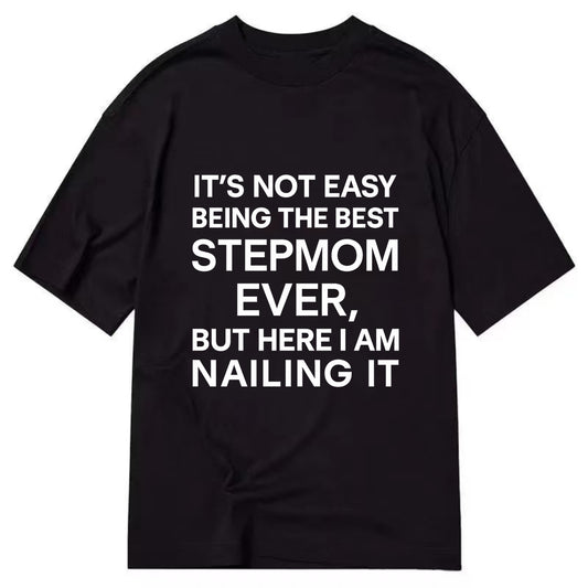 It's not easy being the best UNCLE ever, but here I am nailing it - Classic T-shirt - Black