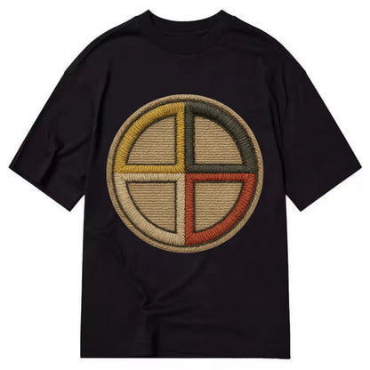 Medicine Wheel  - Classic T-shirt - Black