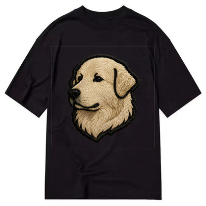 Great Pyrenees - Trendy fluffy giant des - Classic T-shirt - Black