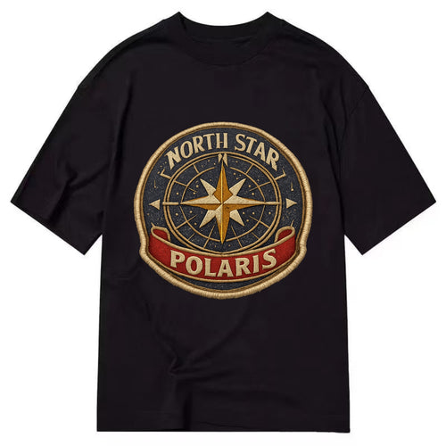 NORTH STAR POLARIS - guiding star in gold and white , navigation - Classic T-shirt