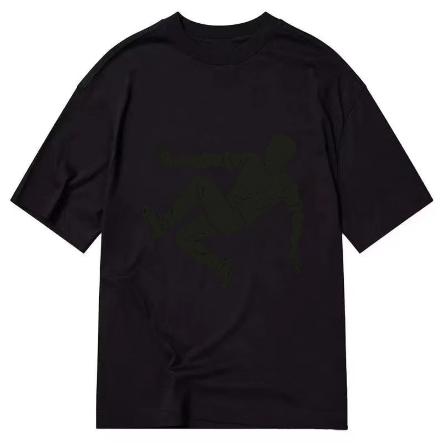 Parkour athlete wall run - Classic T-shirt - Black