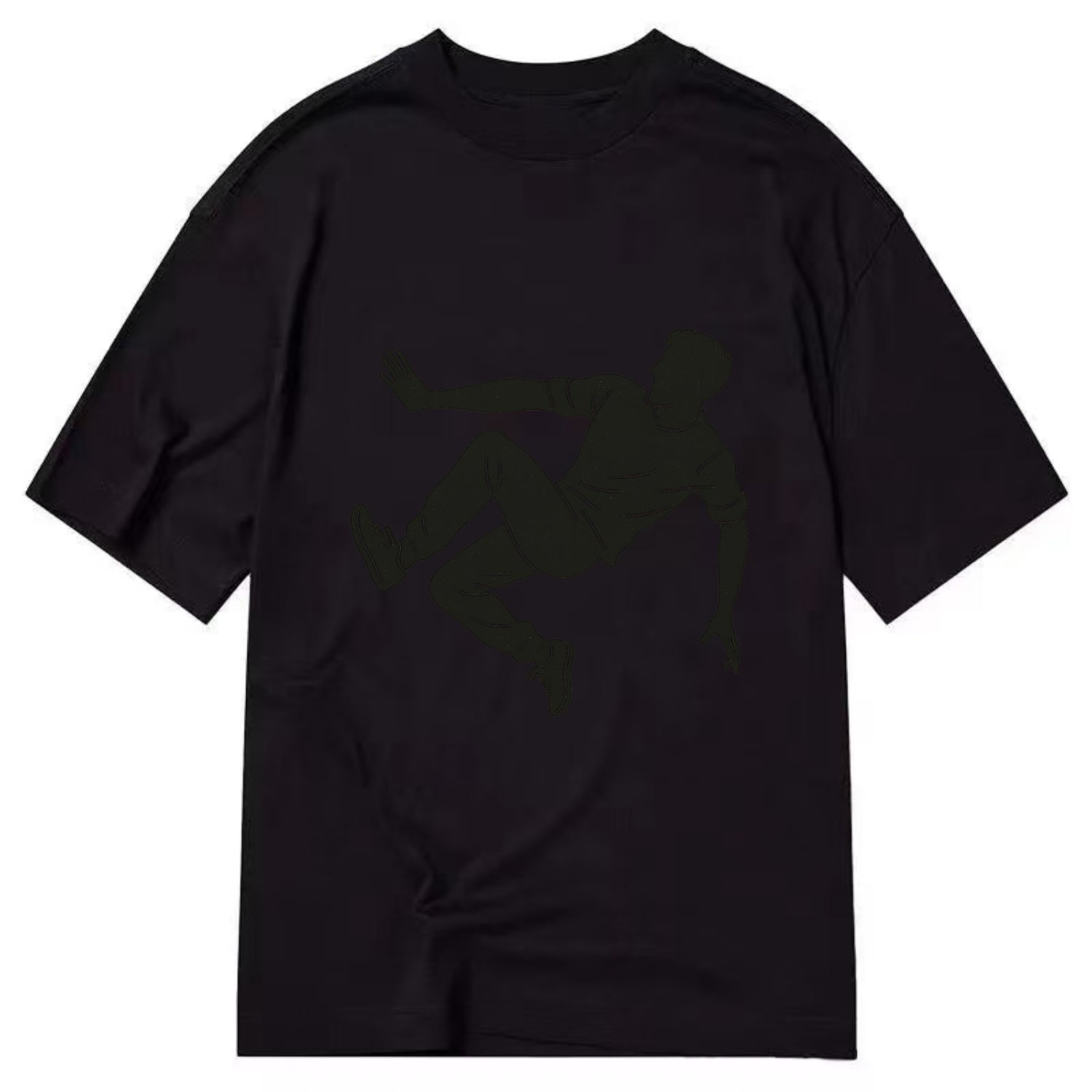 Parkour athlete wall run - Classic T-shirt - Black