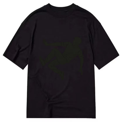 Parkour athlete wall run - Classic T-shirt - Black