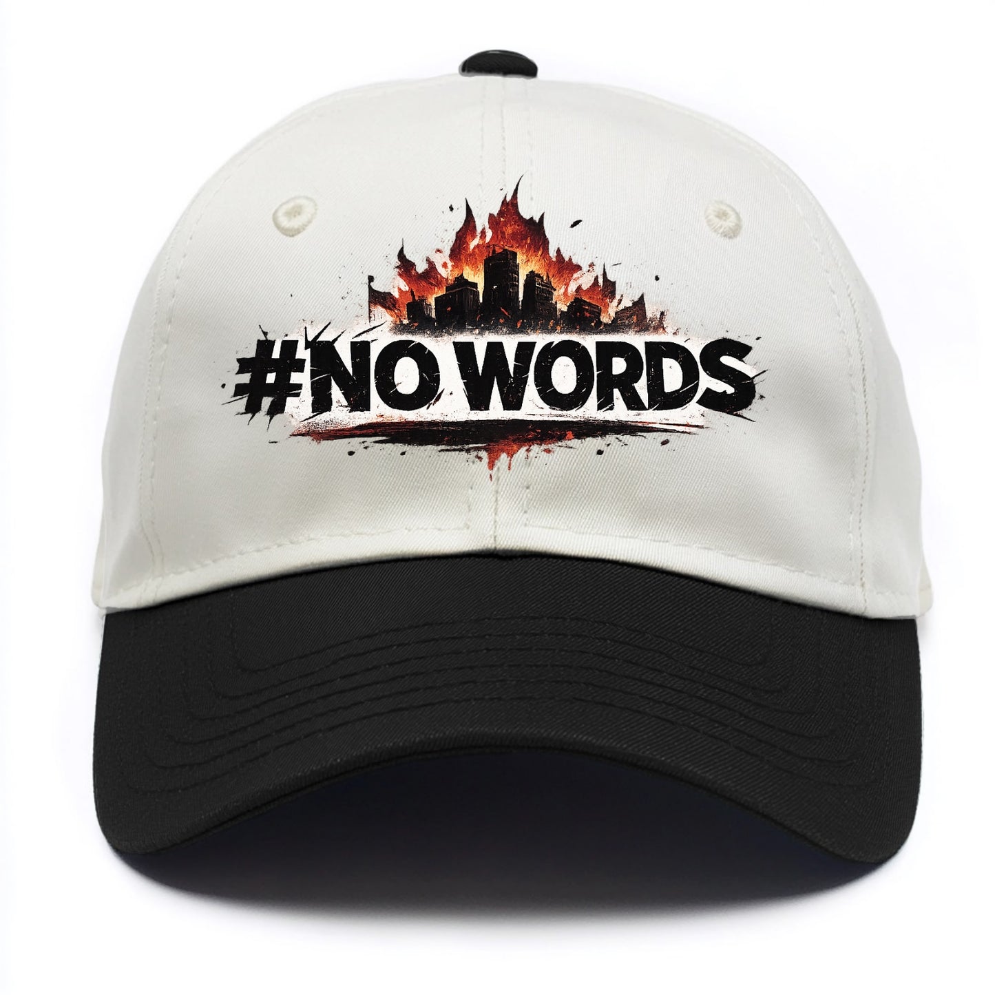 No Words - Two Tone Cap - Black